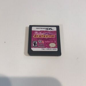 𝅺nintendo DS Barbie Jet Set and Style no Case game only
